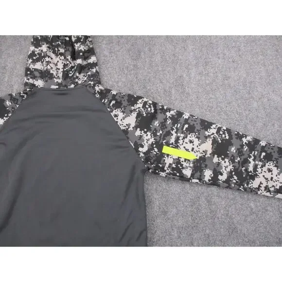 Alabama Crimson Tide Hoodie Mens Medium Gray Camo NCAA Football Colosseum OHT - Picture 14 of 16